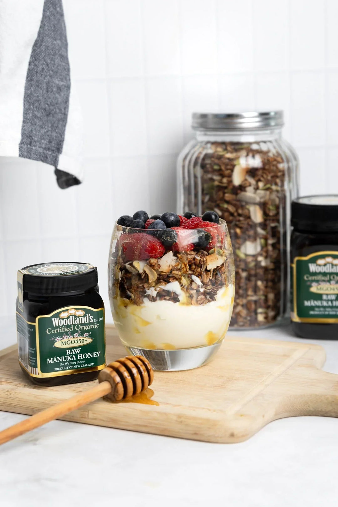 Semifreddo di muesli e miele di Mānuka biologico