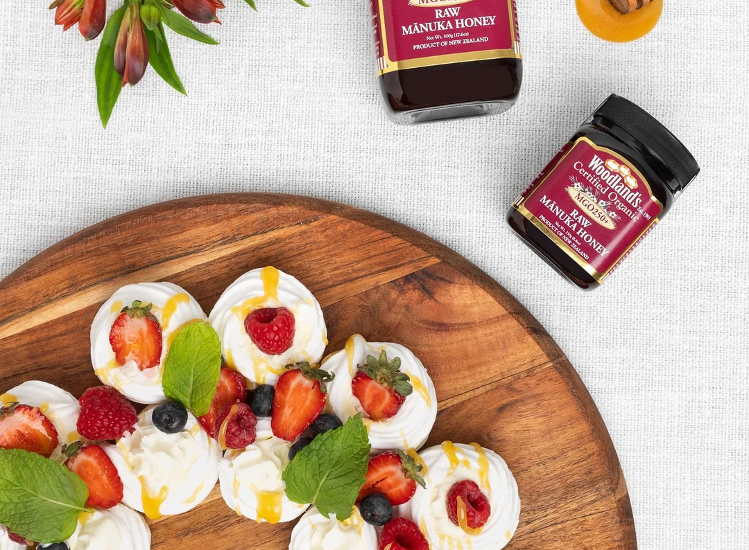 Ghirlanda di meringhe con miele di Mānuka | Ricetta delle feste